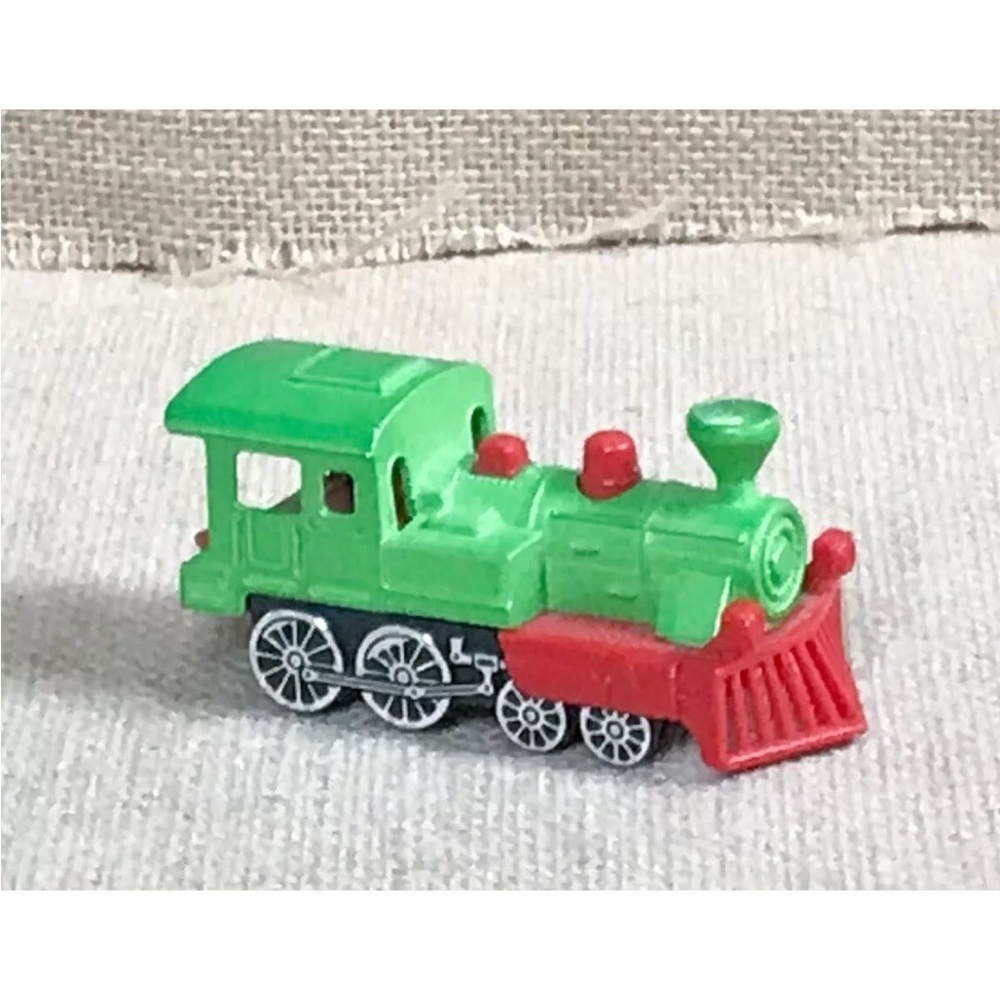 Vintage Majorette Green Red Diecast Locomotive Train Toy Made In France